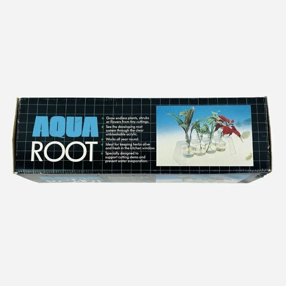 RARE Vintage Aqua Root Acrylic Propagation System Linney Products England Grow